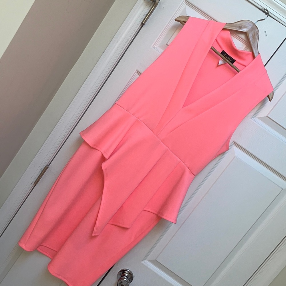 Hot pink dress